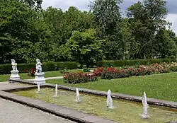 Springbrunnen im Botanischen Garten