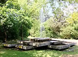 Springbrunnen im Olympischen Dorf