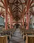 Blick zur Orgel