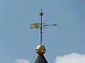 Wetterfahne auf dem Kirchturm