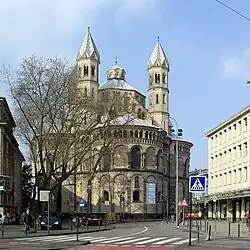 St. Aposteln in Köln mit drei Konchen