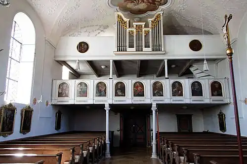 Innenraum nach Westen