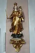 Figur der Madonna mit Jesuskind