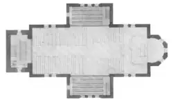 Galerieplan von 1866, gezeichnet vom Architekten Christian Hansen