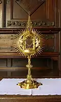 St. Paul (München), Neospätgotische Monstranz, Goldschmiedewerkstatt Harrach & Sohn