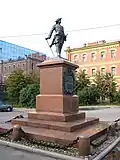 Denkmal Peters I. (1909), Maly Sampsonijewski Prospekt, St. Petersburg