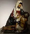 Pieta in der Krypta