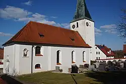 Ansicht des Langhauses von Westen