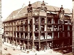 Der Glaspalast des Kaufhauses Jelmoli um 1900