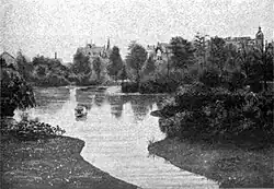 Um 1901: südlicher Teich
