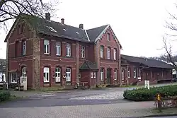 Empfangsseite des Bahnhofs Stadtlohn.