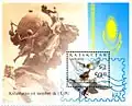Briefmarkenblock aus Kasachstan, 1998