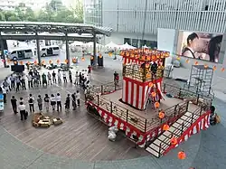 Matsuri-Um­zug – Obon-Vor­berei­tung, Japan 2018