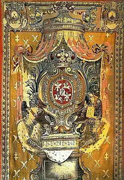 Stanislaus I. Leszczyńskis Wappen als Herzog von Lothringen