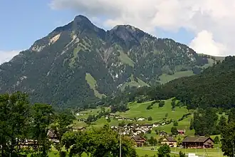 Blick aus südwestlicher Richtung auf das Stanserhorn