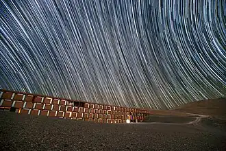 Sternenhimmel in Langzeitbelichtung