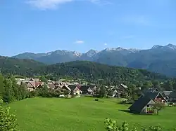 Fužina-Hügel in Bohinj
