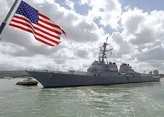 Die Russell 2004 in Pearl Harbor