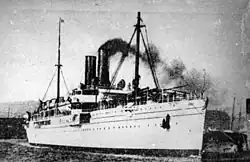 Französisches Passagierschiff Magellan, versenkt am 11. Dezember 1916