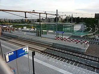 Der Bahnhof nach dem Neubau (2010)
