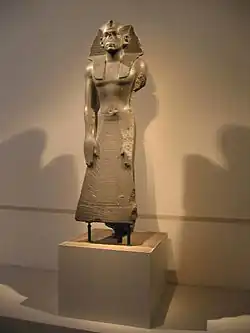 Statue von Amenemhet III. (Ägyptisches Museum Berlin im Neuen Museum)