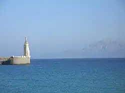 Vor Tarifa: Beim südlichsten Ort Europas; am Horizont: Marokko