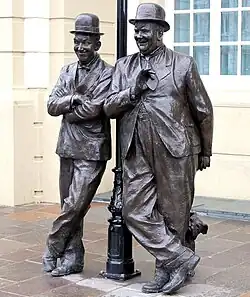 Denkmal für Laurel und Hardy