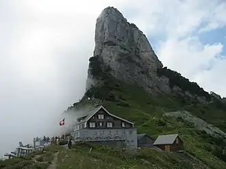Stauberenkanzel mit Gasthaus Staubern