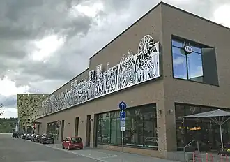 Stauferfries, Edelstahl, 2024, 60 × 4 m