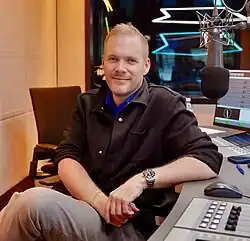 Stefan Siegenthaler im Radiostudio (2025)
