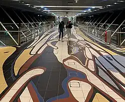 Gerda Steiner & Jörg Lenzlinger. La belle vie souterraine, Metrostation Chevilly-Larue, Paris, 2024