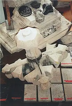 Steinmuster im Museum