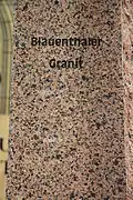 Blauenthaler Granit auf der Leipziger Fachmesse „Denkmal“ (2014)
