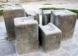 Steinquader Brunnen Kronepark, München (Au)