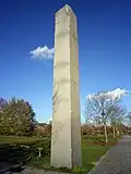 Stele in der Landesgartenschau Ingolstadt 1992