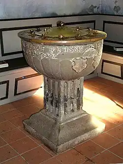 Taufstein von 1593