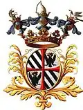 Wappen der italienischen Linie der Cavriani, 17. Jhdt.