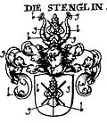 Stammwappen der Stenglin im Siebmacher (Abteilung Kemptische Erbare Patricii und Geschlechter)
