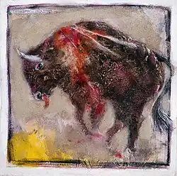 Sterbender Stier 1983