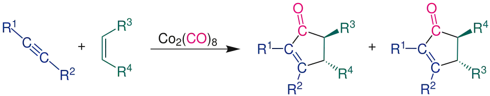 Reaktionsgleichung der Pauson-Khand-Reaktion