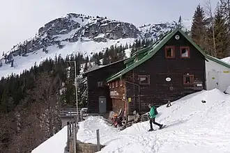 Die Steyrer Hütte mit Roßschopf