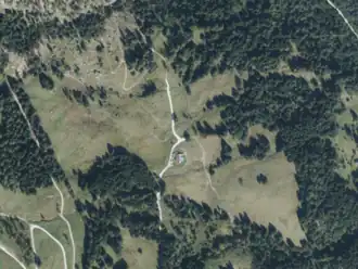 Stoffalm aus der Vogelperspektive