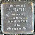 Stolperstein für Helena Veit (Poststraße 17)