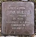 Stolperstein für Emma Weiland