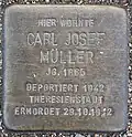 Stolperstein für Karl Josef Müller