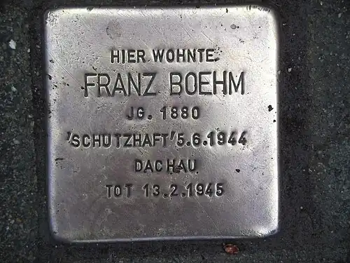Stolperstein in Düsseldorf