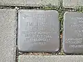 der Stolperstein für Emil Leven