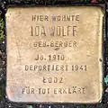 Stolperstein für Ida Wolff (Luxemburger Straße 37)
