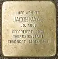 Stolperstein für Jacob Maas (Bonner Straße 26)