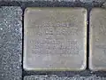 der Stolperstein für Jakob Eisner